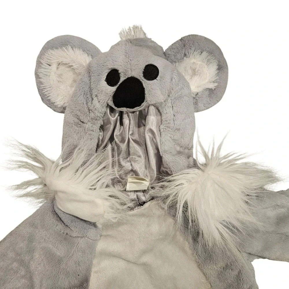 Koala Bear Animal Halloween Costume Plush‎ Faux Fur Gray 18-24m